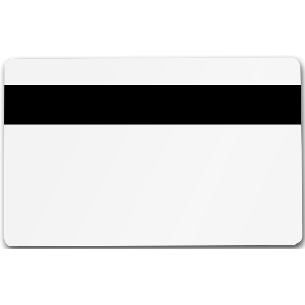 Blanko Magnetstreifenkarten Weiß (LoCo)