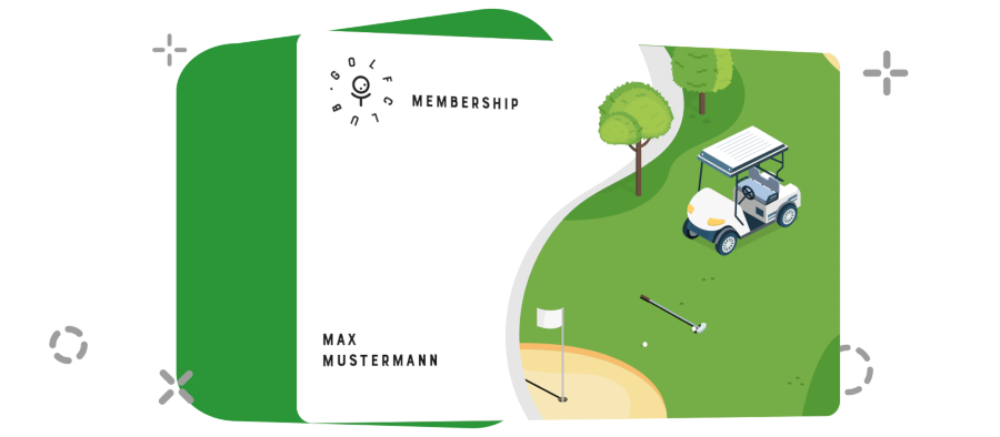Golfcards, Golf-Club-Karten