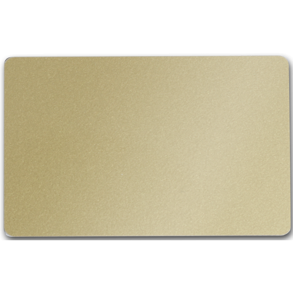 Metallic Blankokarten, bedruckbare Plastikkarten, Gold