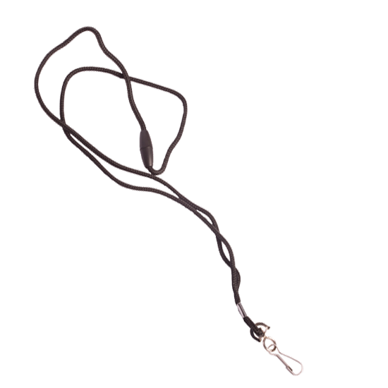 Lanyard Classic rund, schwarz